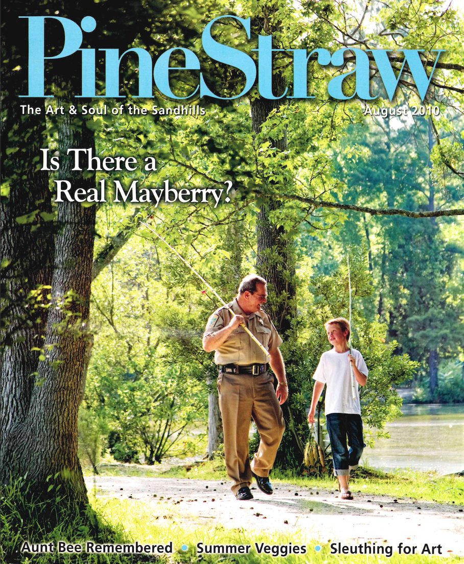 Moore County Sheriff Lane Carter appeared on the cover of PineStraw Magazine